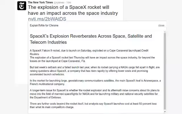 Explain to Chrome  from Chrome web store to be run with OffiDocs Chromium online