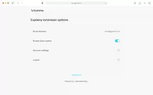 Explainy  from Chrome web store to be run with OffiDocs Chromium online