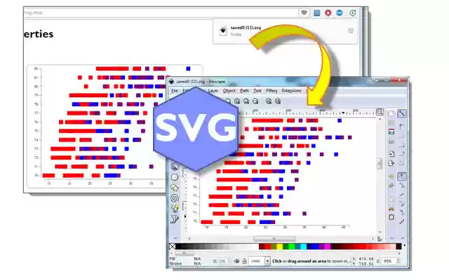 Export SVG with Style  from Chrome web store to be run with OffiDocs Chromium online