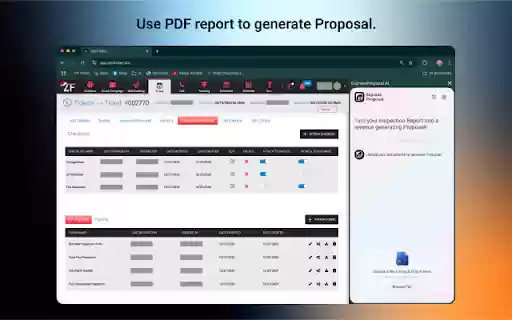 Express Proposal  from Chrome web store to be run with OffiDocs Chromium online