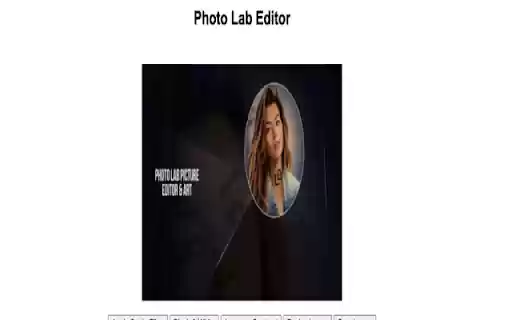 Extension Photo Lab Picture Editor  Art  from Chrome web store to be run with OffiDocs Chromium online