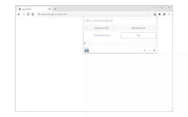 Extension Source Downloader  from Chrome web store to be run with OffiDocs Chromium online