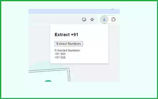 Extraia +91 números de celular da loja virtual do Chrome para serem executados com o OffiDocs Chromium online