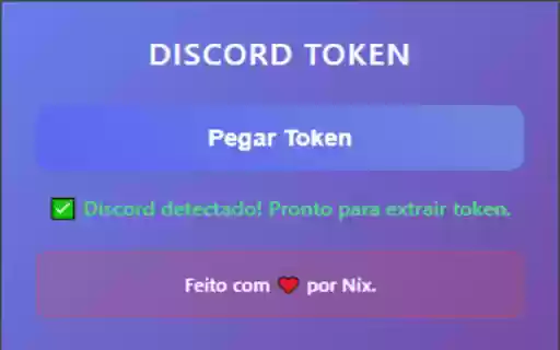 Extrator de token Discord  from Chrome web store to be run with OffiDocs Chromium online