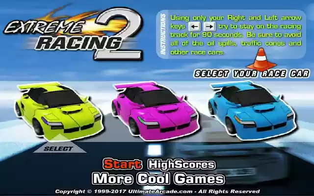 Extreme Racing 2 Car race  from Chrome web store to be run with OffiDocs Chromium online