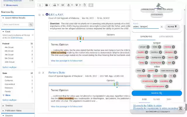 EZCaseLaw for Lexis Nexis  from Chrome web store to be run with OffiDocs Chromium online