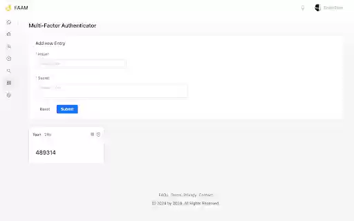 FAAM  from Chrome web store to be run with OffiDocs Chromium online