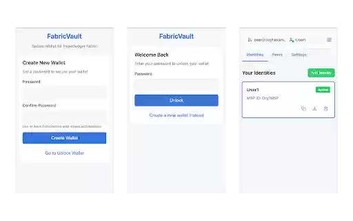FabricVault  from Chrome web store to be run with OffiDocs Chromium online
