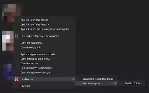 FaceBlocker  from Chrome web store to be run with OffiDocs Chromium online
