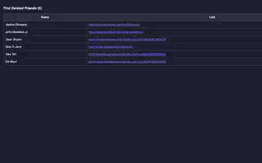 Facebook Unfriend Checker  from Chrome web store to be run with OffiDocs Chromium online