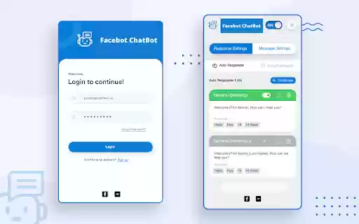 Facebot Chatbot  from Chrome web store to be run with OffiDocs Chromium online