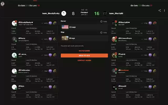 Faceit Elo Calculator from Chrome web store to be run with OffiDocs Chromium online Faceit Elo Calculator from Chrome web store to be run with OffiDocs Chromium online