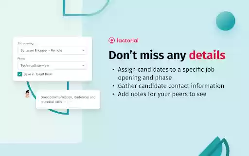 Factorial Sourcing  from Chrome web store to be run with OffiDocs Chromium online