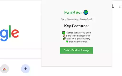 FairKiwi Sustainable Shopping Simplified  from Chrome web store to be run with OffiDocs Chromium online