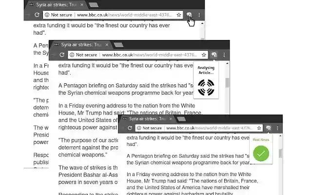 Fake News Detector from Chrome web store to be run with OffiDocs Chromium online Fake News Detector from Chrome web store to be run with OffiDocs Chromium online
