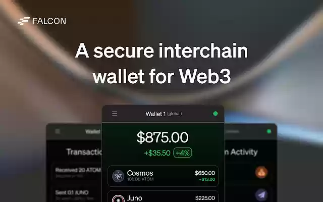 Falcon Wallet from Chrome web store to be run with OffiDocs Chromium online Falcon Wallet from Chrome web store to be run with OffiDocs Chromium online