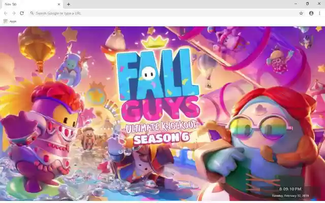 Fall Guys Ultimate Knockout Wallpaper uit de Chrome-webwinkel om online met OffiDocs Chromium te draaien