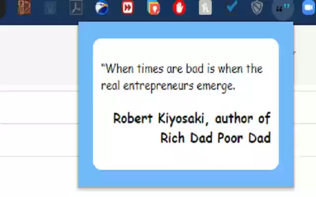 Famous quotes from famous people  from Chrome web store to be run with OffiDocs Chromium online