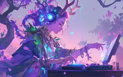 fantasy dj illustration from Chrome web store to be run with OffiDocs Chromium online fantasy dj illustration from Chrome web store to be run with OffiDocs Chromium online