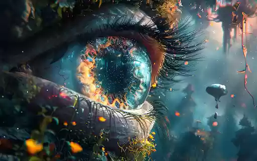 fantasy eye illustrated  from Chrome web store to be run with OffiDocs Chromium online