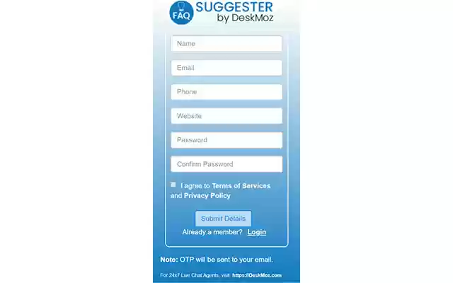 FAQ Suggester by DeskMoz from Chrome web store to be run with OffiDocs Chromium online FAQ Suggester by DeskMoz from Chrome web store to be run with OffiDocs Chromium online