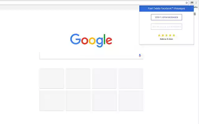Fast Delete Messages  from Chrome web store to be run with OffiDocs Chromium online