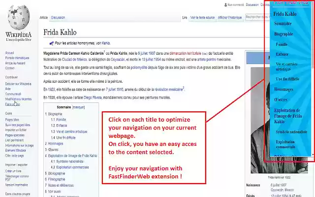 FastFinderWeb da Chrome Web Store para ser executado com OffiDocs Chromium online