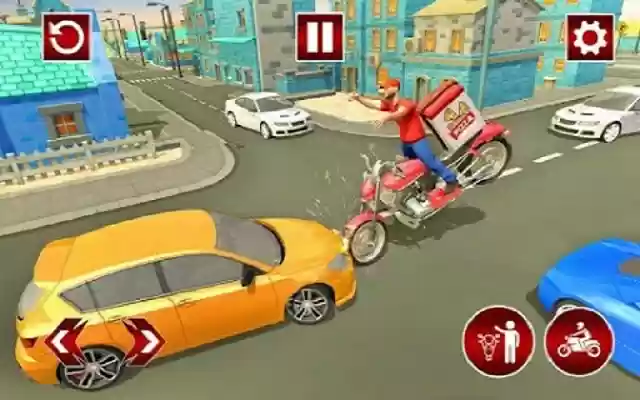 Fast Pizza Delivery Boy Game 3D  from Chrome web store to be run with OffiDocs Chromium online