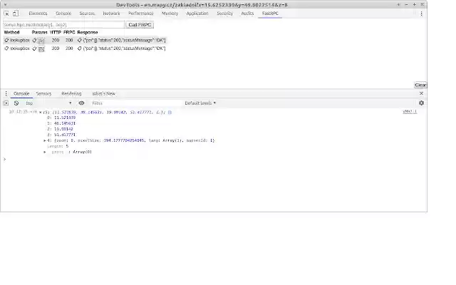 FastRPC  from Chrome web store to be run with OffiDocs Chromium online