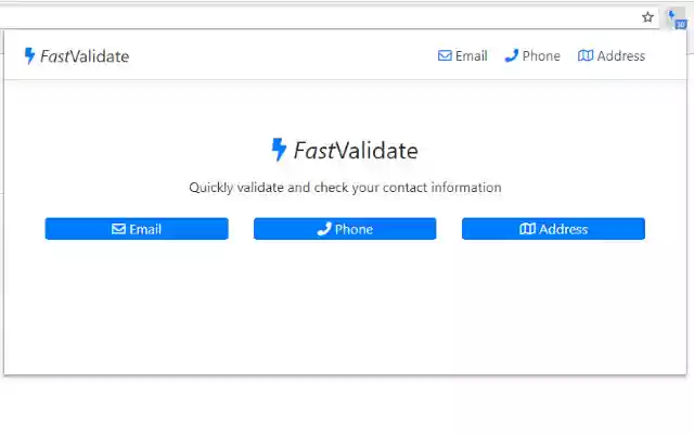 FastValidate Chrome Extension  from Chrome web store to be run with OffiDocs Chromium online