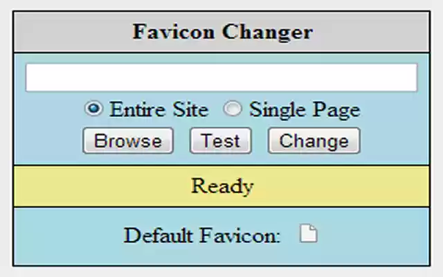 Favicon Changer  from Chrome web store to be run with OffiDocs Chromium online