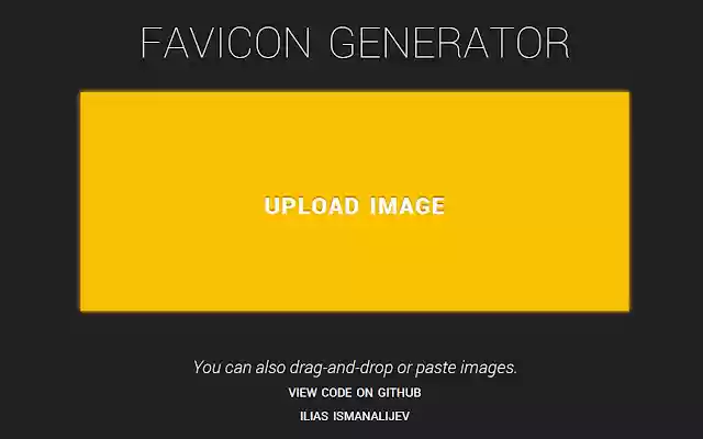 Favicon Generator  from Chrome web store to be run with OffiDocs Chromium online