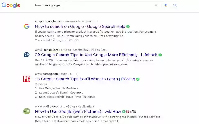 Favicons For Google Search  from Chrome web store to be run with OffiDocs Chromium online