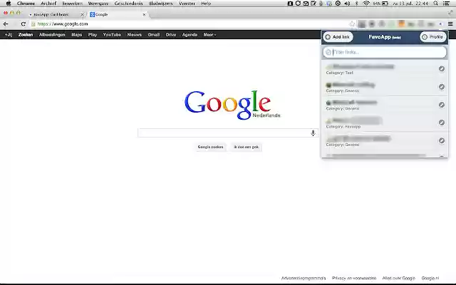 FavoApp  from Chrome web store to be run with OffiDocs Chromium online