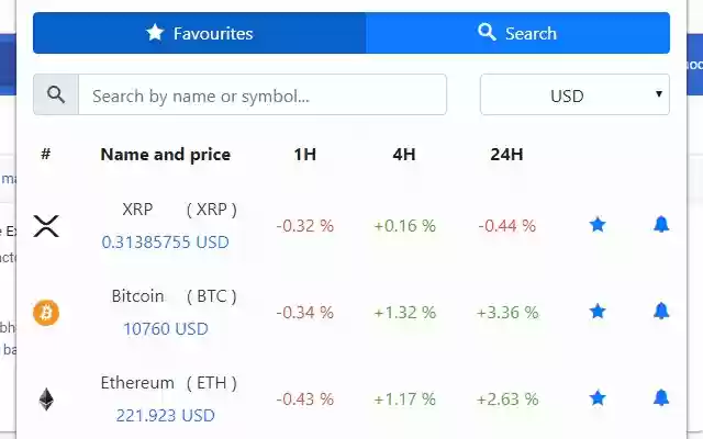 FavoCrypto (by CoinGnu)  from Chrome web store to be run with OffiDocs Chromium online