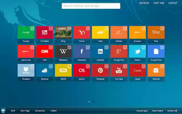 FavSync  from Chrome web store to be run with OffiDocs Chromium online