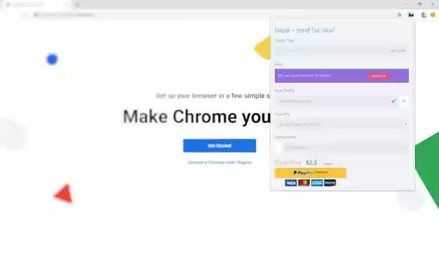 Faxjar Send a fax now (no ads or signups) from Chrome web store to be run with OffiDocs Chromium online Faxjar Send a fax now (no ads or signups) from Chrome web store to be run with OffiDocs Chromium online