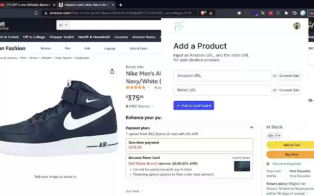 FBAshelf  from Chrome web store to be run with OffiDocs Chromium online