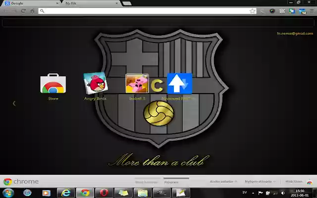 FCBarcelona Fans Theme  from Chrome web store to be run with OffiDocs Chromium online