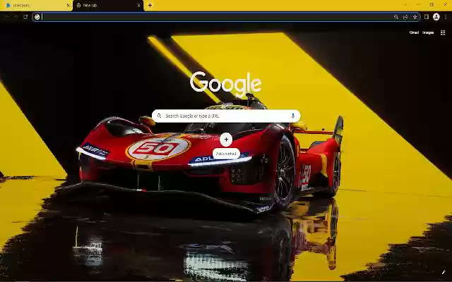 Ferrari 499P Browser Theme  from Chrome web store to be run with OffiDocs Chromium online