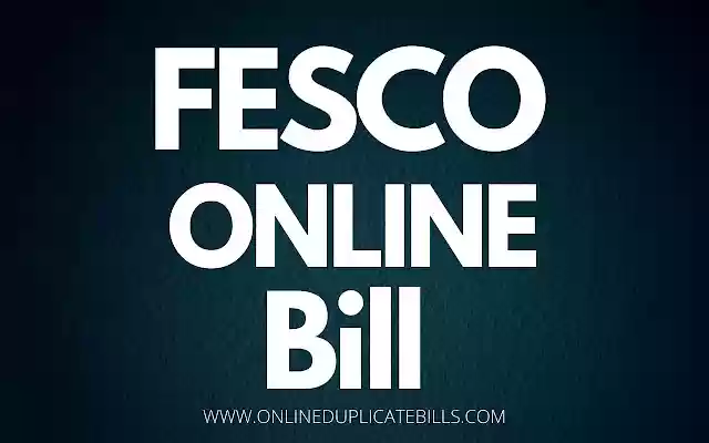 Fesco Online Bill із веб-магазину Chrome, який буде працювати за допомогою OffiDocs Chromium онлайн