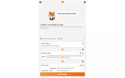 FetchFox  from Chrome web store to be run with OffiDocs Chromium online