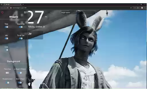 FFXIVify: A New Tab  from Chrome web store to be run with OffiDocs Chromium online