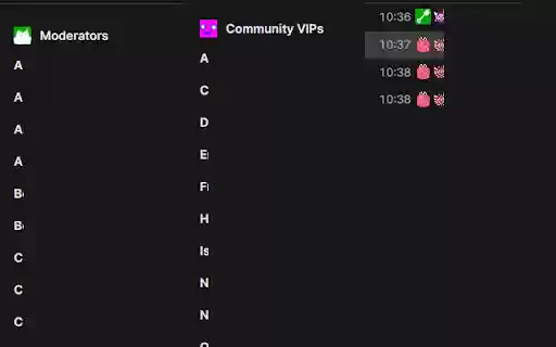 FFZ Custom Badges  from Chrome web store to be run with OffiDocs Chromium online