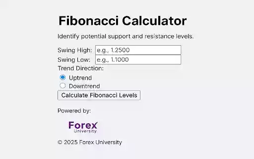 Fibonacci Calculator  from Chrome web store to be run with OffiDocs Chromium online