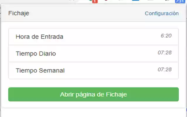 Fichaje EE  from Chrome web store to be run with OffiDocs Chromium online
