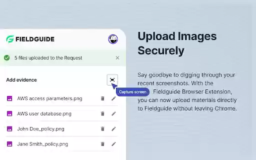 Fieldguide Browser Extension  from Chrome web store to be run with OffiDocs Chromium online