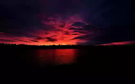 Fiery Sunset by the Lake  from Chrome web store to be run with OffiDocs Chromium online