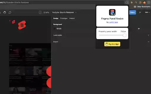 Figma Properties Panel Resizer  from Chrome web store to be run with OffiDocs Chromium online