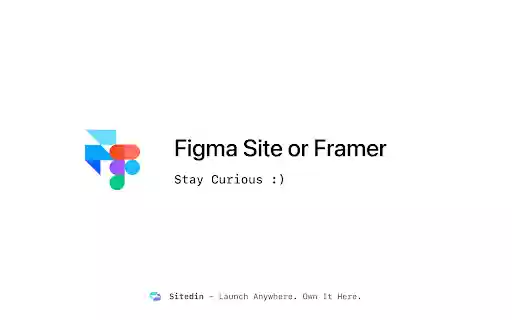 Figma Site or Framer  from Chrome web store to be run with OffiDocs Chromium online